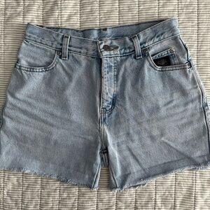 Vintage Harley-Davidson Cut-Off Jean Shorts